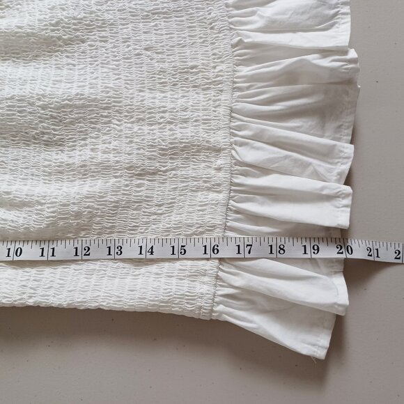 The Drop Marisol On/Off-Shoulder Cotton Smock Blouse - Picture 16 of 16